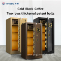 Solid steel office cash fingerprint lock home safes